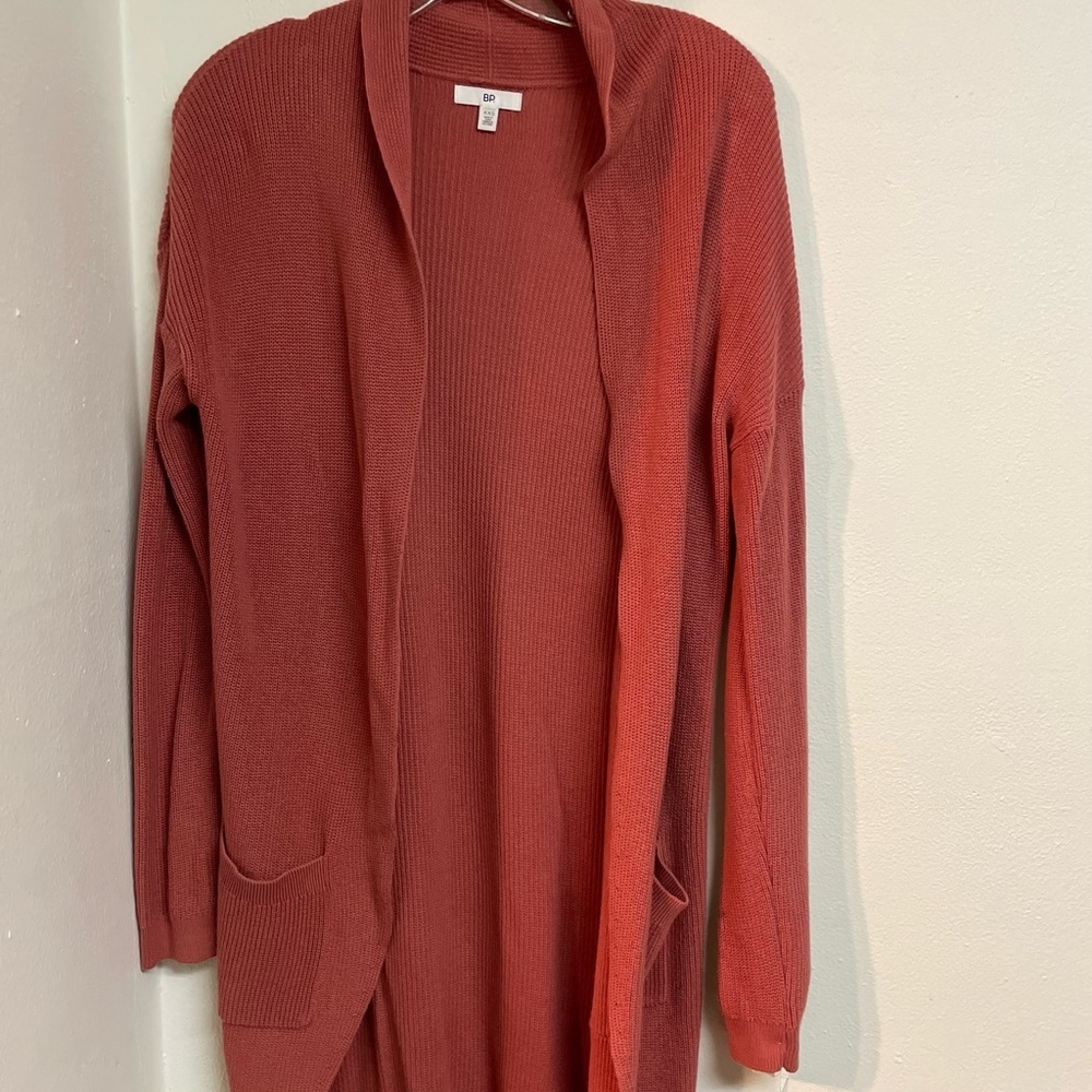 Women’s XXS Coral Color Cardigan.